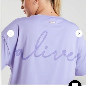 Gymshark Whitney Simmons Oversized T-Shirt wildflower purple